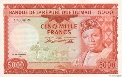 5000 Francs MALI  1960 P.10a XF