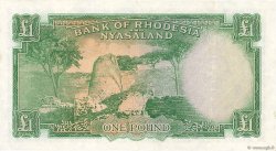 1 Pound RODESIA Y NIASALANDIA (Federación de)  1956 P.21a MBC+