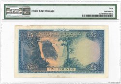 5 Pounds RHODESIA AND NYASALAND (Federation of)  1956 P.22a VF-