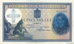 5000 Lei ROMANIA  1940 P.048b AU