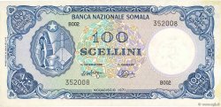 100 Scellini = 100 Shillings SOMALIA  1971 P.16a VZ+