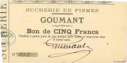 5 Francs FRANCE régionalisme et divers Fismes 1870 JER.51.03C