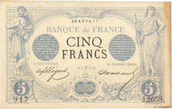 5 Francs NOIR FRANCIA  1873 F.01.19 EBC