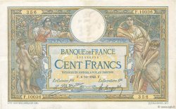 100 Francs LUC OLIVIER MERSON grands cartouches FRANCIA  1923 F.24.01