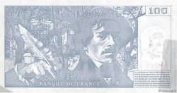 100 Francs DELACROIX 442-1 & 442-2 Fauté FRANCE  1994 F.69ter.01b VF+