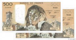 500 Francs PASCAL Fauté FRANKREICH  1991 F.71.46 fST+