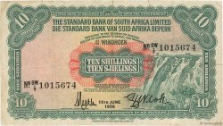 10 Shillings  AFRIQUE DU SUD OUEST  1959 P.10