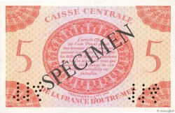 5 Francs Spécimen AFRIQUE ÉQUATORIALE FRANÇAISE  1944 P.15as fST