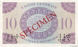 10 Francs Spécimen AFRIQUE ÉQUATORIALE FRANÇAISE  1944 P.16as q.AU
