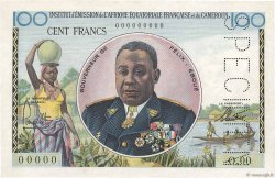 100 Francs Spécimen AFRIQUE ÉQUATORIALE FRANÇAISE  1957 P.32s q.FDC