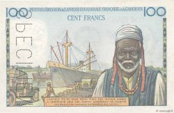 100 Francs Spécimen AFRIQUE ÉQUATORIALE FRANÇAISE  1957 P.32s pr.NEUF
