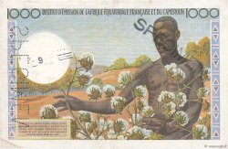1000 Francs Spécimen AFRIQUE ÉQUATORIALE FRANÇAISE  1957 P.34s VF