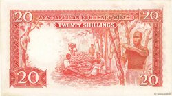 20 Shillings AFRIQUE OCCIDENTALE BRITANNIQUE  1953 P.10a SUP+