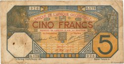 5 Francs SAINT-LOUIS FRENCH WEST AFRICA Saint-Louis 1918 P.05Fb q.MB