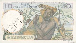 10 Francs Spécimen FRENCH WEST AFRICA  1946 P.37s q.AU