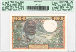 1000 Francs Spécimen ESTADOS DEL OESTE AFRICANO  1964 P.004s SC+