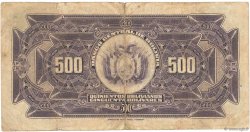 500 Bolivianos BOLIVIA  1928 P.126b q.MB