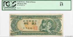 100 Hwan SOUTH KOREA   1962 P.26 F+