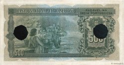 500 Rupias Annulé PORTUGUESE INDIA  1945 P.40s VF