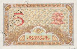 5 Francs Spécimen MADAGASCAR  1937 P.035s pr.NEUF