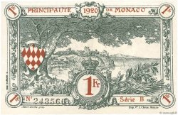 1 Franc MONACO  1920 P.05 AU+