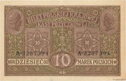 10 Marek Polskich POLOGNE  1917 P.012 SUP+