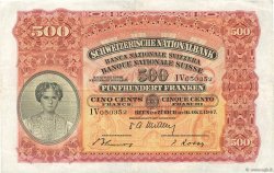 500 Francs SUISSE  1947 P.36f TB
