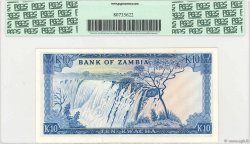10 Kwacha ZAMBIA  1969 P.12a SPL+