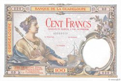 100 Francs Épreuve GUADELOUPE  1927 P.16s