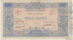 1000 Francs BLEU ET ROSE FRANKREICH  1890 F.36.02 S