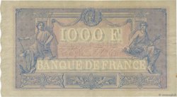 1000 Francs BLEU ET ROSE FRANCE  1891 F.36.03 VF+