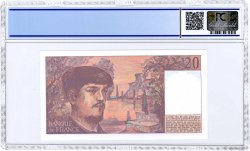 20 Francs DEBUSSY Petit numéro FRANCIA  1980 F.66.01A1 FDC