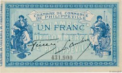 1 Franc FRANCE regionalismo y varios Philippeville 1914 JP.142.06 FDC