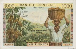 1000 Francs CAMEROON  1962 P.12a AU