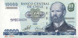 10000 Pesos Spécimen CHILE  1998 P.157s UNC