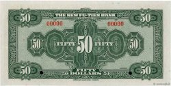 50 Dollars Spécimen CHINE  1929 PS.2999s NEUF