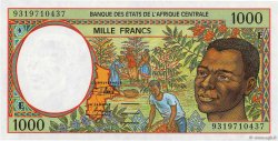 1000 Francs ZENTRALAFRIKANISCHE LÄNDER  1993 P.202Ea ST
