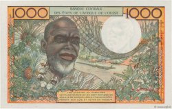 1000 Francs WEST AFRICAN STATES  1961 P.103Ac AU
