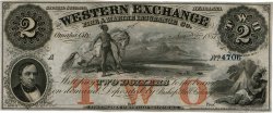 2 Dollars VEREINIGTE STAATEN VON AMERIKA Omaha City 1857 -- ST
