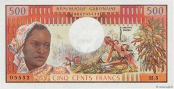 500 Francs GABUN  1974 P.02a fST