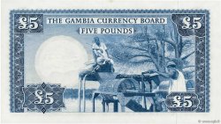 5 Pounds GAMBIA  1965 P.03a SC+