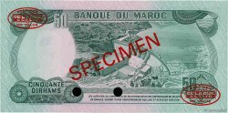 50 Dirhams Spécimen MARUECOS  1970 P.58s SC+