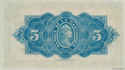 5 Francs MARTINIQUE  1942 P.16b UNC