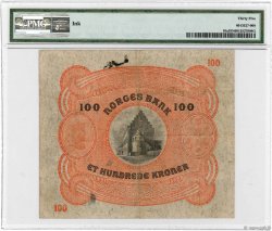 100 Kroner Guld NORVÈGE  1911 P.10a BB