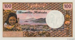 100 Francs NUOVE EBRIDI  1972 P.18b FDC