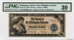 20 Pesos FILIPPINE  1928 P.018 q.BB