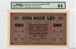 1000 Lei ROMANIA  1917 P.M08 UNC-