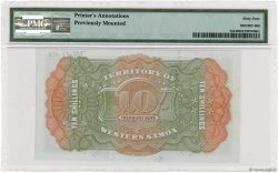 10 Shillings Spécimen SAMOA  1922 P.07s UNC-