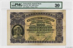 1000 Francs SUISSE  1931 P.37c MB