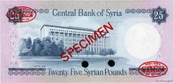 25 Pounds Spécimen SYRIE  1982 P.102cs pr.NEUF